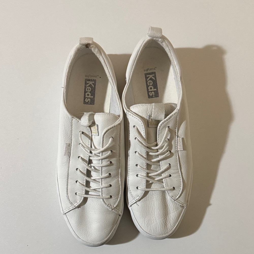Keds Classic White Lace-Up Sneakers